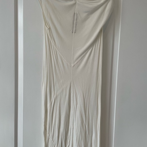 Rick Owens " Vicious " Pearl SS 2014 Ivory Draped Body Con T Shirt Dress - Picture 6 of 8